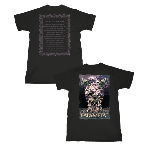 ストア babymetal world tour 2018 tシャツ