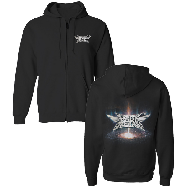 METAL GALAXY ZIP HOODIE