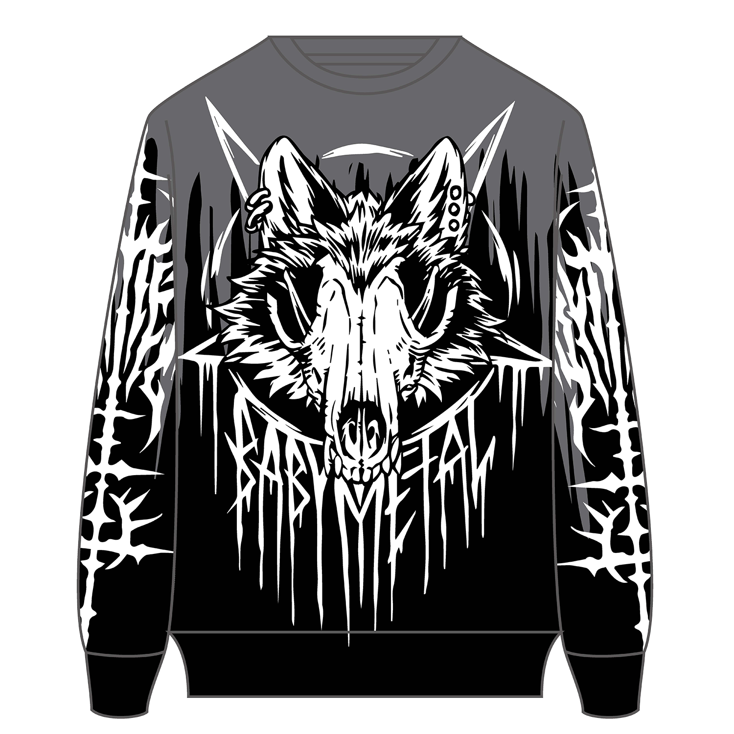 FOX GOD HOLIDAY KNIT SWEATER