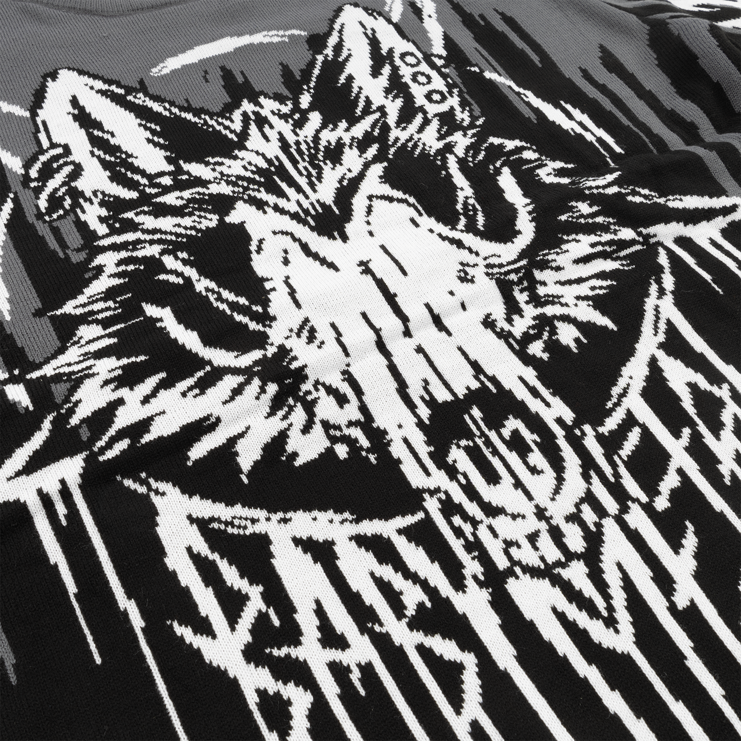 FOX GOD HOLIDAY KNIT SWEATER