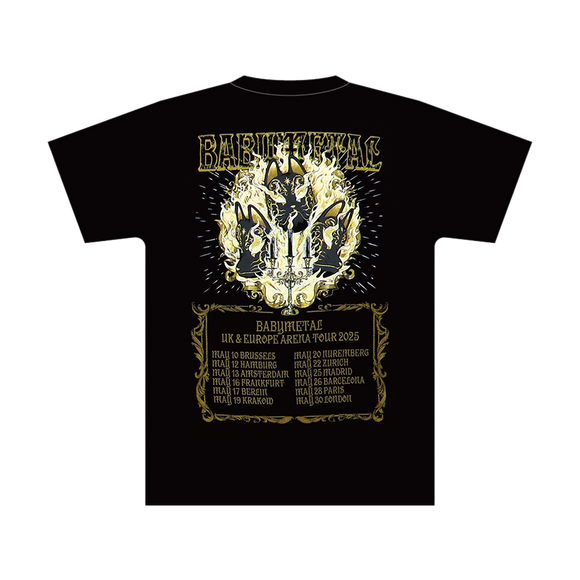 BABYL 2025 ロンドンThe O2公演限定 Tシャツ XL BABYMETAL UK & EUROPE BABYL 2025 ロンドンThe O2公演限定 Tシャツ XL BABYMETAL UK & EUROPE