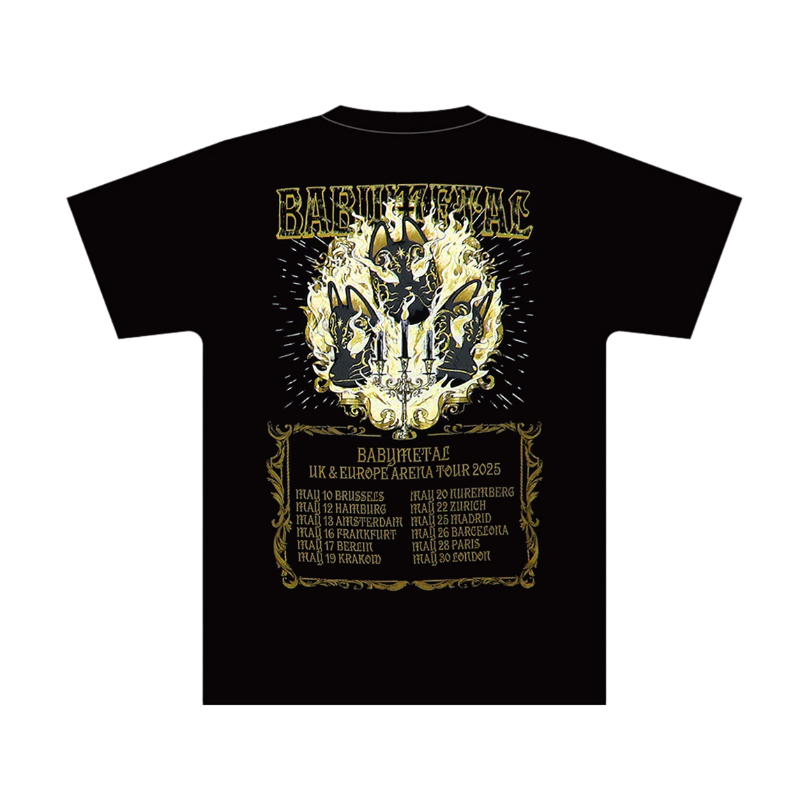 BABYL KON! KON! TEE XL (UK&EUツアー限定) KON! KON! TEE - BABYMETAL UK STORE