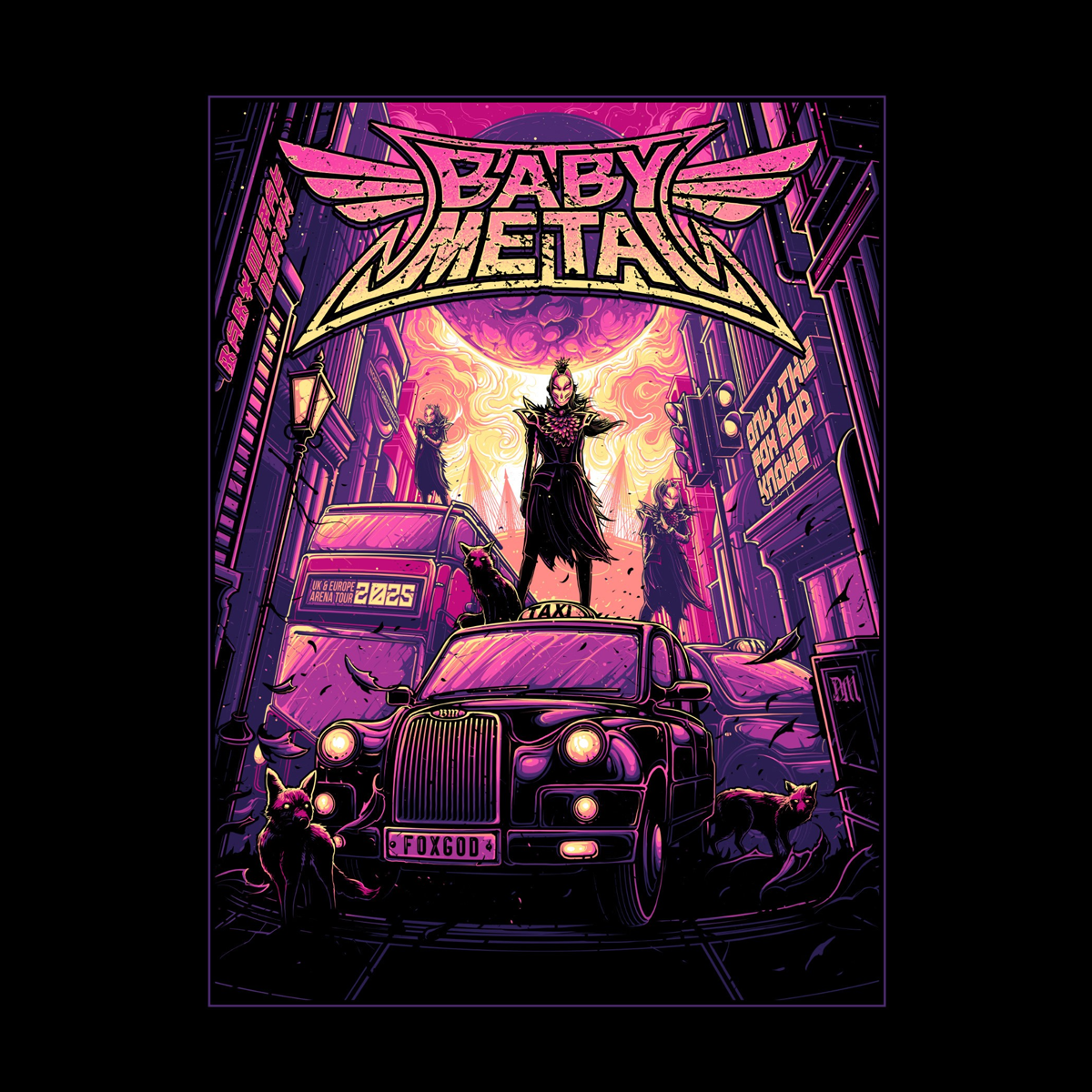 BABYMETAL London Poster