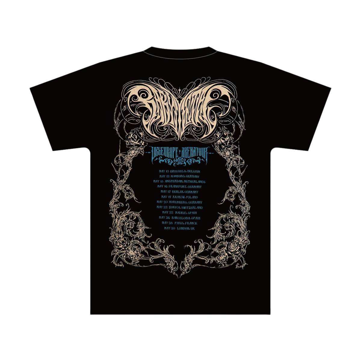 BABYL 2025 SPIRIT FOXES Tシャツ 2XL Babymetal Spirit Foxes World Tour 2025-2026 In Asia T-shirt