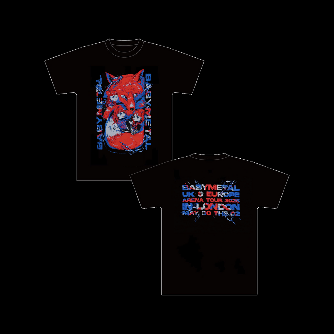 UK SPIRIT FOXES TEE