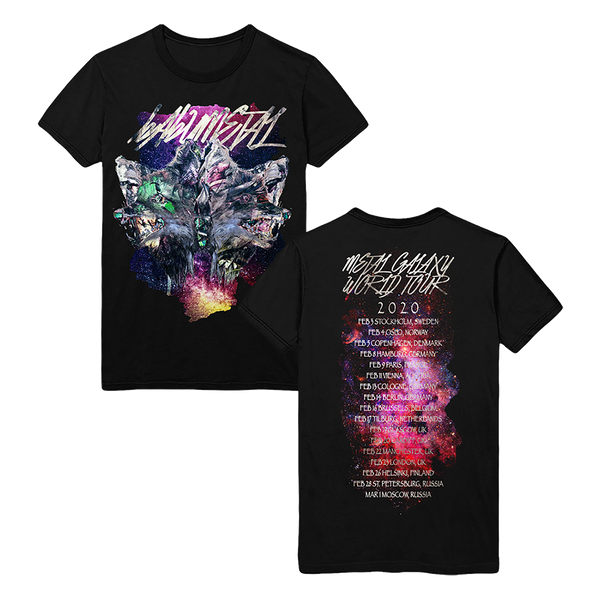 FOXES MONTAGE -MGWT EU VER.- TEE - BABYMETAL UK STORE